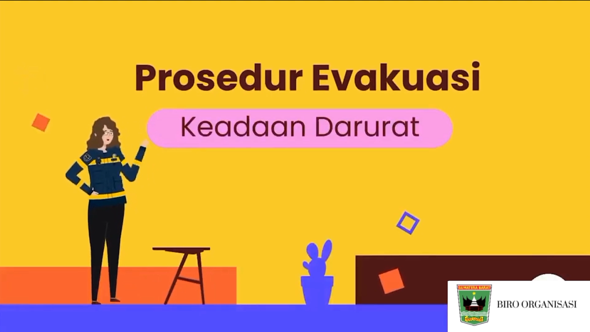 Informasi tentang prosedur peringatan dini dan prosedur evakuasi keadaan darura